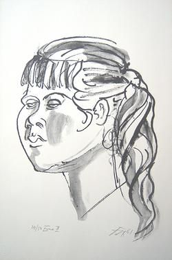 OTTO DIX (1891 1969) Signed 1961 Original Lithograph  