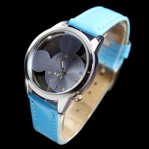 13 Candy Colors Kitten Cat Head New Girl Ladies Women Quartz Wrist 