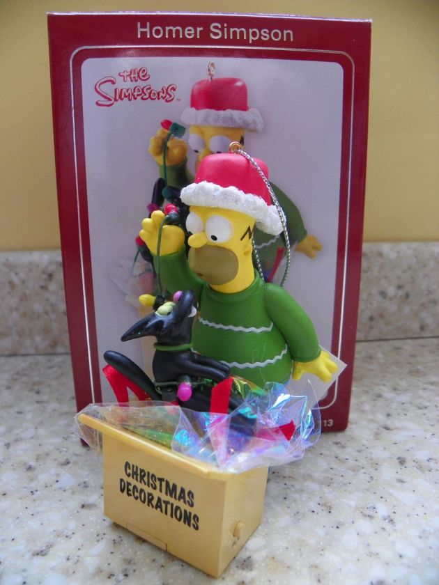 Carlton Heirloom 2008 Homer Simpson Ornament Simpsons  