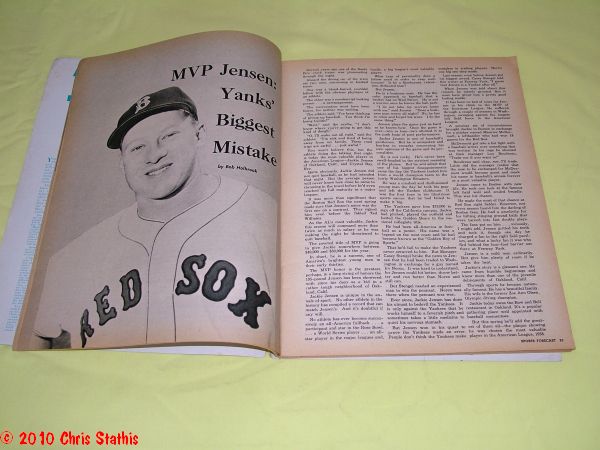 1959 Sports Forecast Baseball Maris Spahn Banks Cepeda  