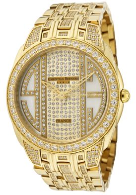 Christian Bernard Watch NT342ZZWW Womens City Light Cubic Zirconia 