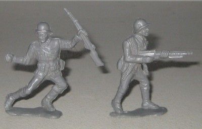 Lido WW2 German Army Soldiers 54mm 1960s sp  