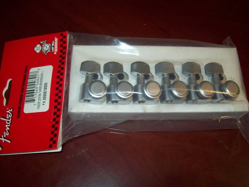 NEW   Fender/Schaller Locking Tuners   BRUSHED CHROME  