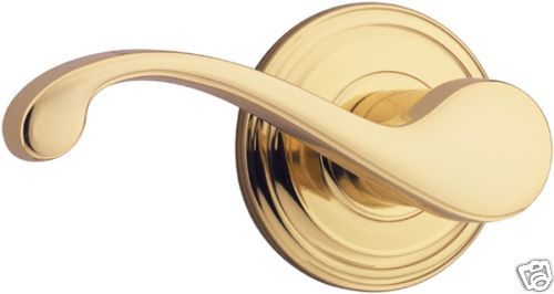 Kwikset Commonwealth RH Dummy Lever Polished Brass  
