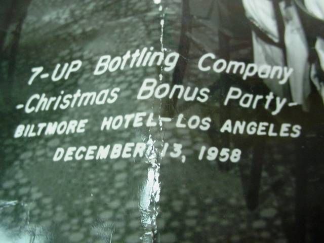 Up BOTTLING COMPANY Christmas Party Photo BILTMORE LA  