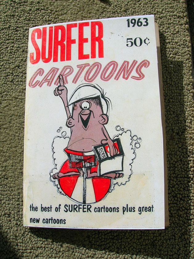 Vintage john severson magazine surfer cartoons surfboard book rick 