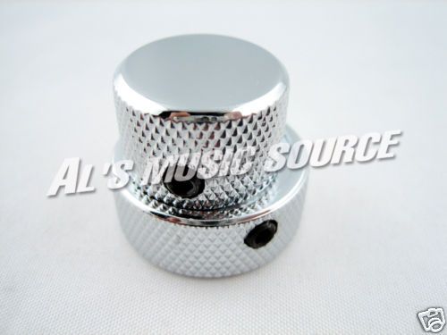 Chrome Dual Concentric Knob Guitar Bass big   Parts  