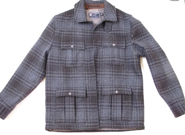 crew Plaid Wool Langham Jacket medium  