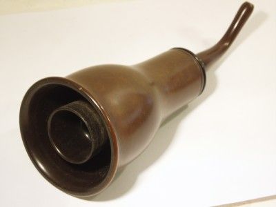 AN ANTIQUE TELESCOPIC  EAR TRUMPET  BAKELITE OLD HEARING AID 