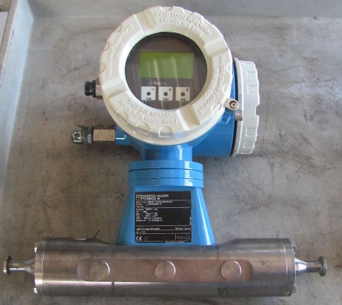 Endress Hauser Pro Mass M coriolis Flow Meter 83M15 & Transmitter 