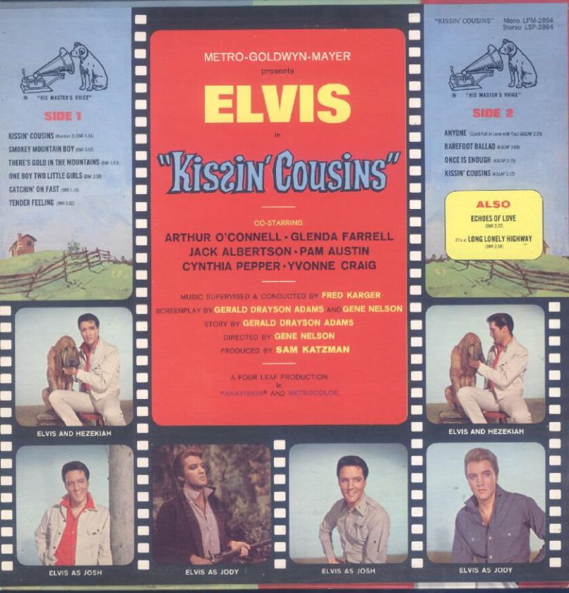 Elvis Presley Kissin Cousins Soundtrack LP NM Canada LPM 2894 