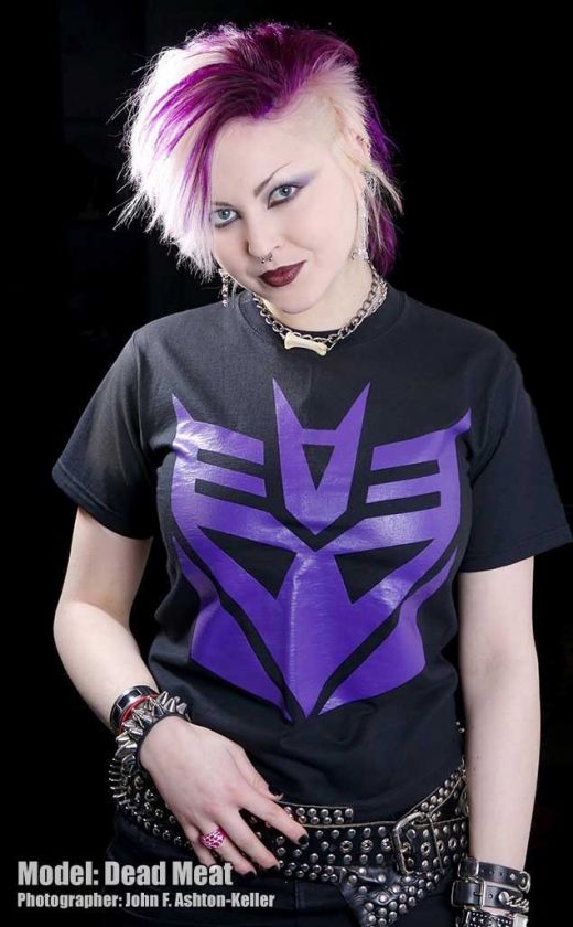 DECEPTICONS SHIRT TRANSFORMERS CYBERTRON MEGATRON EVIL  