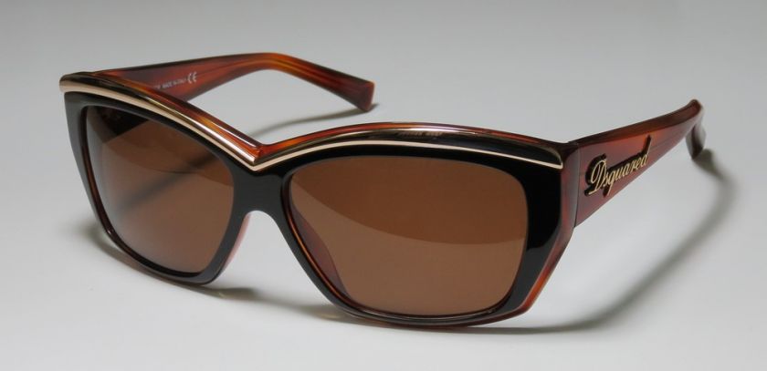 NEW DSQUARED 0017 TORTOISE/GOLD/BROWN SUNGLASSES/SHADES/SUNNIES 