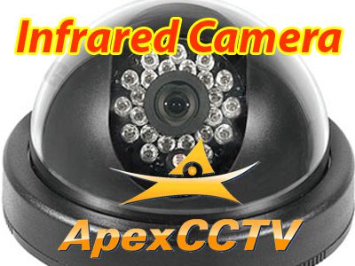 Dome CCTV Video Security Camera Infrared IR Day Night  