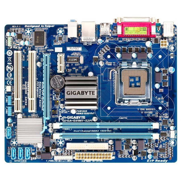 GIGABYTE GA G41MT S2PT Socket 775/ Intel G41/ DDR3/ MATX Motherboard 