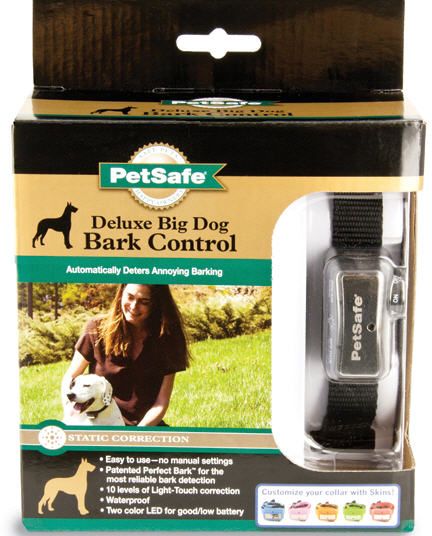 Petsafe PBC00 12725 Deluxe Big Dog Bark Control Control, Customizable