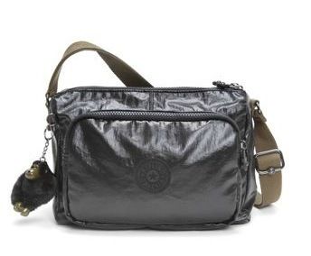 NWT $79 Kipling Crossbody Bag RETH Lacquer Combi 2012 Black Edition 