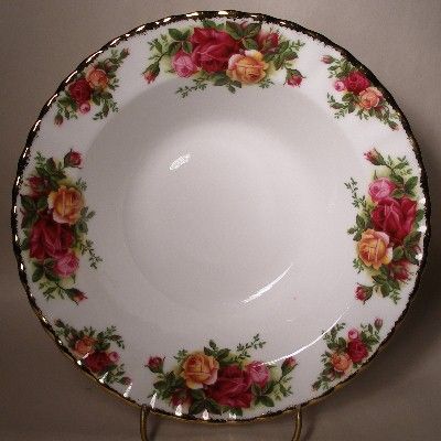   ALBERT china OLD COUNTRY ROSES Montrose RIMMED SOUP Salad BOWL  