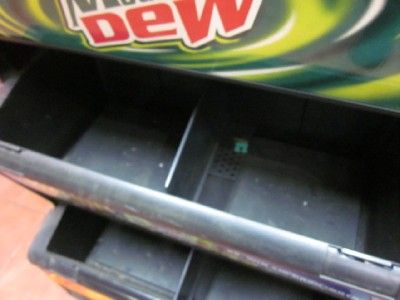 Pepsi Mtn Dew 3 Tiered Ice Merchandiser with Drain Soda  