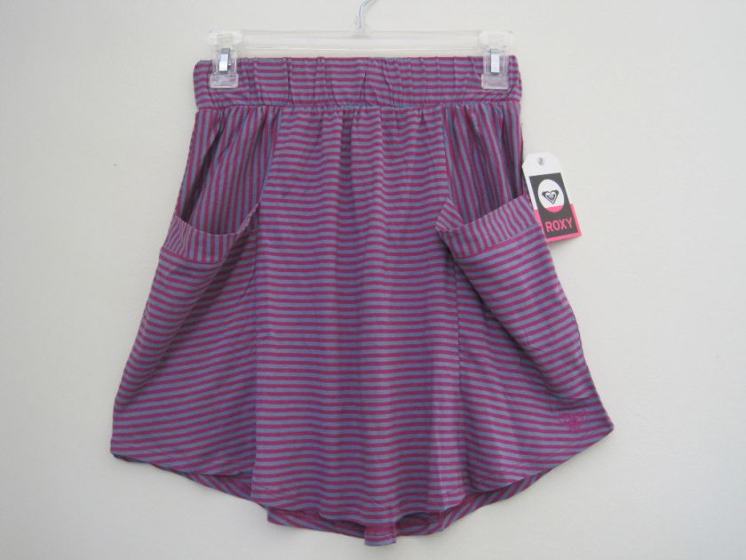 ROXY HUBBA BUBBA STRIPED SKIRT SIZE S L NWT  