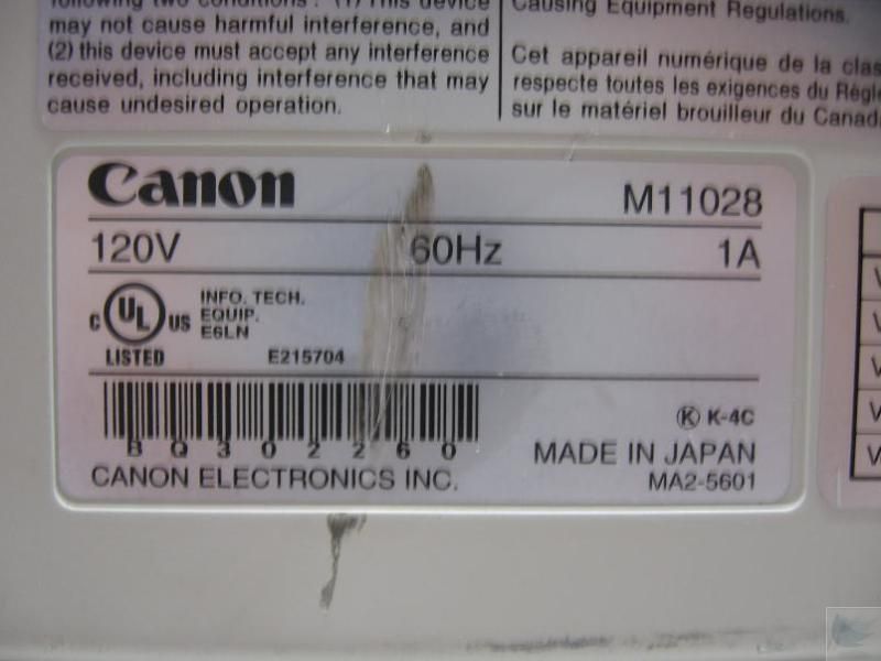 Canon DR 5080C High Speed Document Scanner M11028  