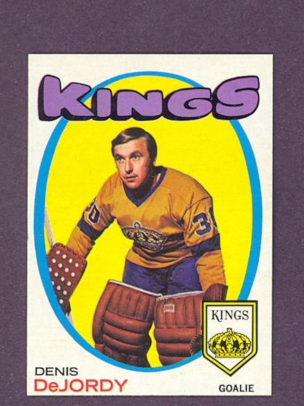 1971 Topps #83 Denis DeJordy Kings (NM/MT) *214015  