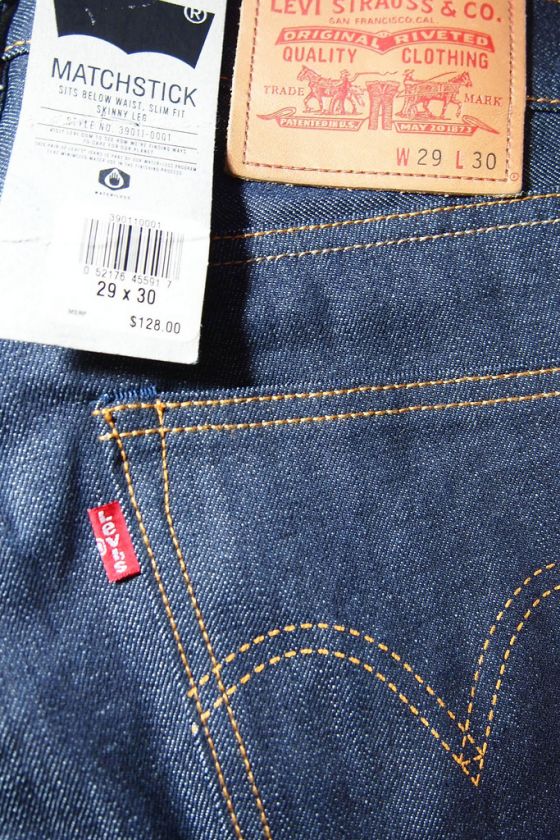 LEVIS MATCHSTICK Selvedge KAIHARA RIGID JEANS $140  