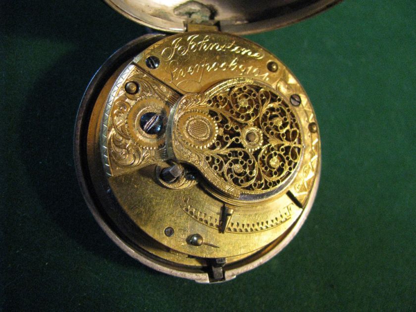 Johnstone Liverpool Hand Made Circa 1800 Pocket Watch  