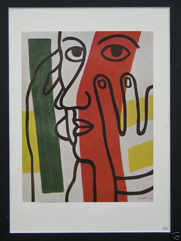 LEGER portrait de paul eluard  