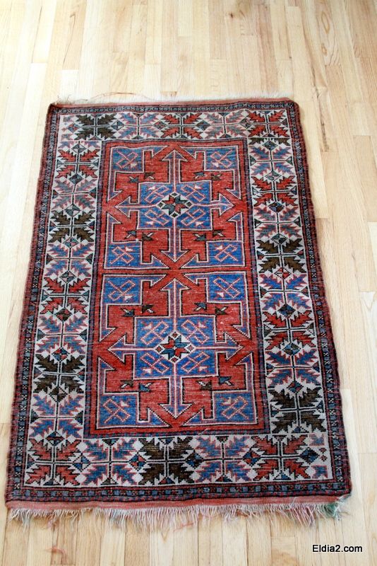 Caucasian oriental rug Kazak Rug  