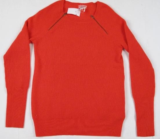 JCREW Waffle Cashmere zip sweater Small  