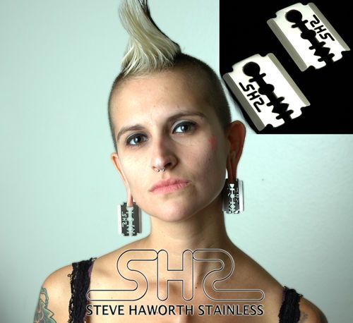 SHS Razor Blade Ear Weights  