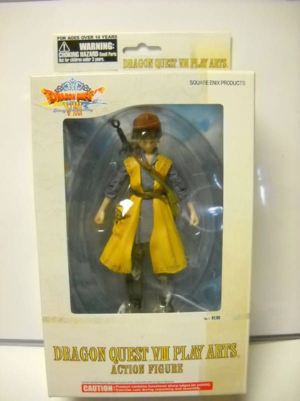 Dragon Quest VIII 8 Play Arts HERO action figure MIB  