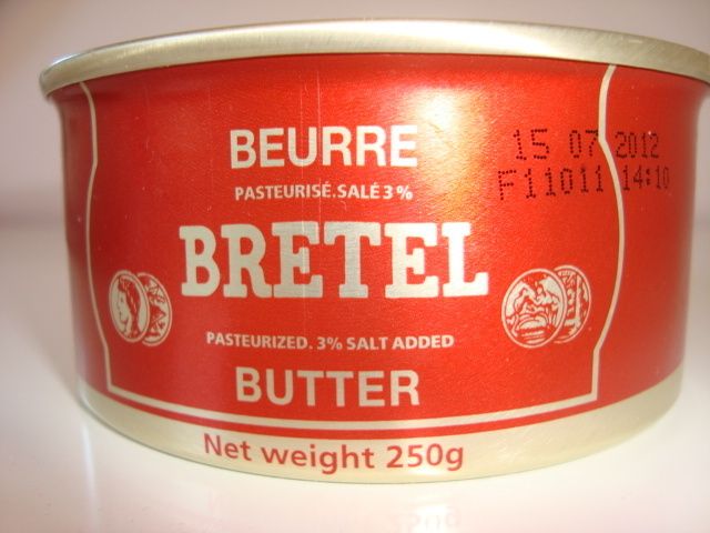 BRETEL BUTTER canned (250g=8.8 oz) . MADE IN FRANCE  