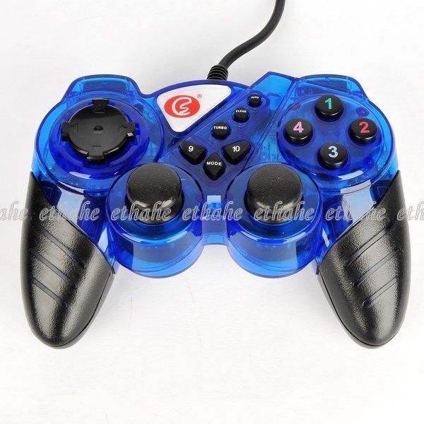 USB PC Game Pad Controller Joypad Dual Shock E1E35M  