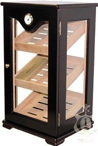 75 CIGAR COUNTERTOP RETAIL DISPLAY 5 HUMIDOR 3 SHELVES  