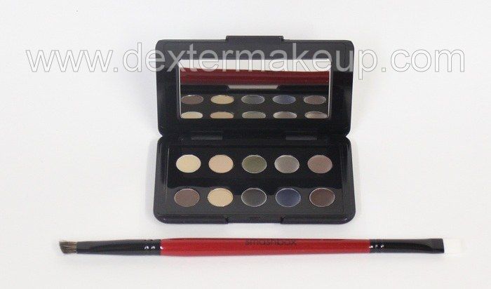 Smashbox Brow Tech & Cream Eye Liner Palette with FULL SIZE Brush #9 