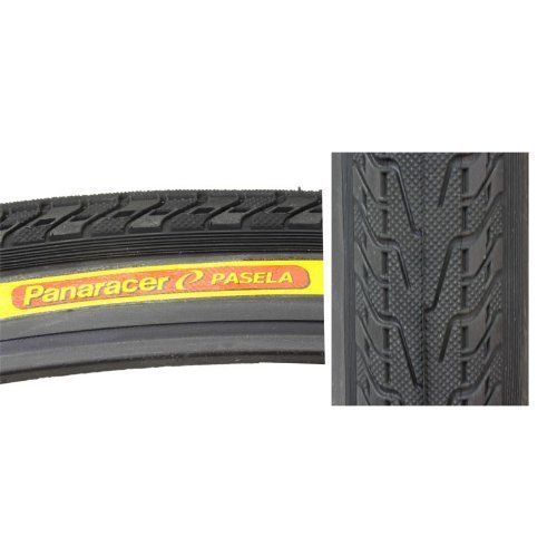 PANARACER PASELA 27 x 1 1/8 ROAD BIKE TIRE ALL BLACK Fixed gear 