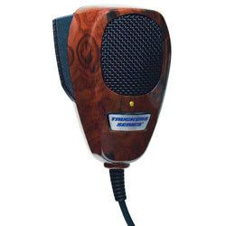 Pin Power CB Microphone   Wood Grain  