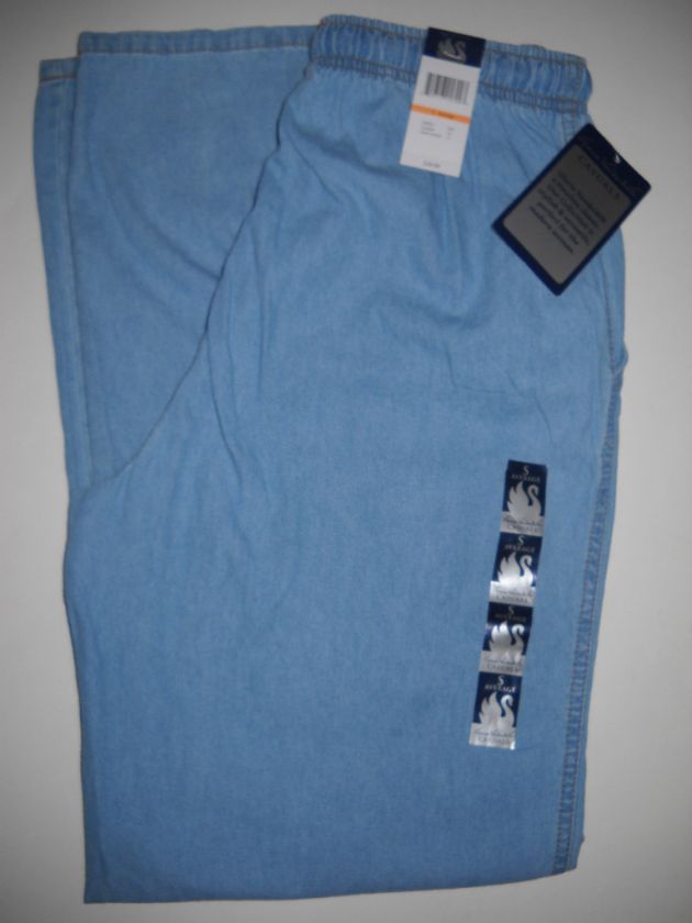 NWT GLORIA VANDERBILT Casuals Stretch Comfort Waist Blue Denim Pants 4 