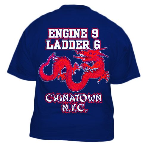 FDNY E9 L6 CHINATOWN FIREHOUSE TSHIRT  