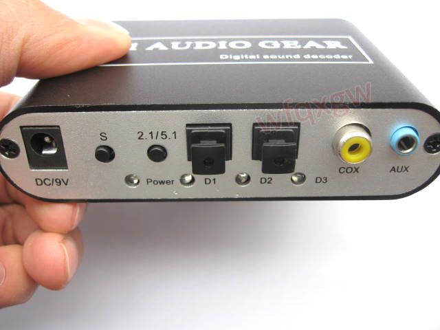 NEW AC3 DTS Dolby Digital Audio Decoder to ANALOG Gear  