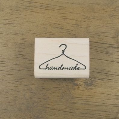 Decorative Stamps Rubber Stamp_Handmde Label coat hanger  