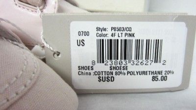 ARMANI BABY CRIB SHOES LT PINK US Sz 4 /EURO 19 NIB $85  