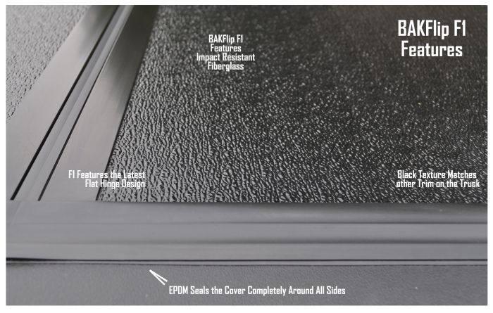 BAKFlip F1 Tonneau Bed Cover 08 12 Ford Super Duty Short Bed 6,8 