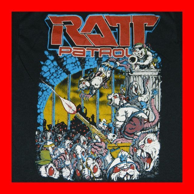 1984 RATT PATROL VTG OUT OF THE CELLAR TOUR T SHIRT OG  