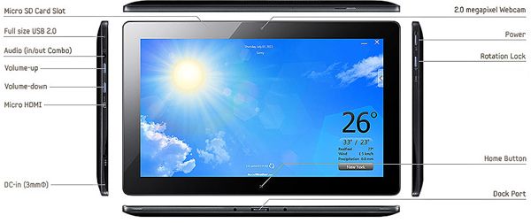 Samsung SERIES7 SLATE I5 2467M 1.6G 4GB 128GB 11.6IN WL BT W7P 64BIT 