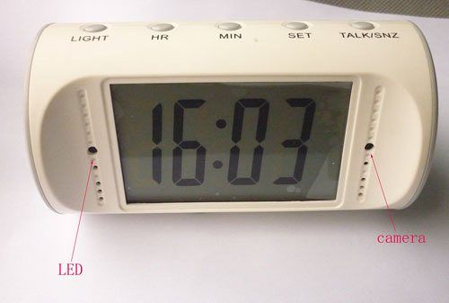 Security Hidden Camera DVR Motion Detector DV Clock  