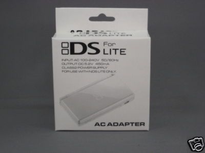 BRAND NEW AC ADAPTER FOR NINTENDO DS LITE MACHINE  