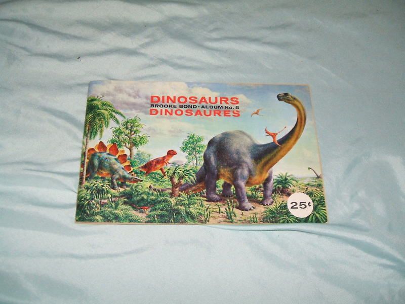 Vintage Brooke Bond Canada Dinosaur Stamp Album  